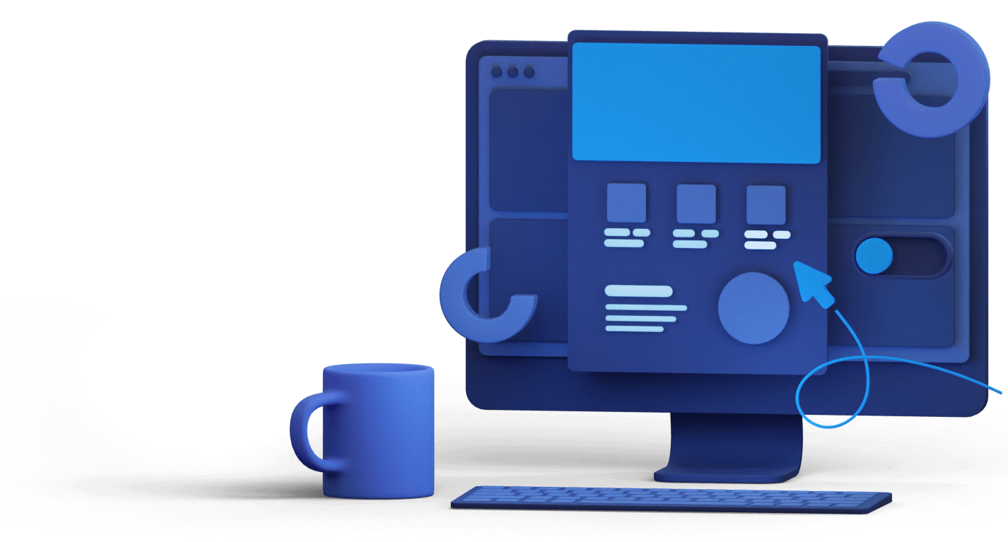 Custom website design and development